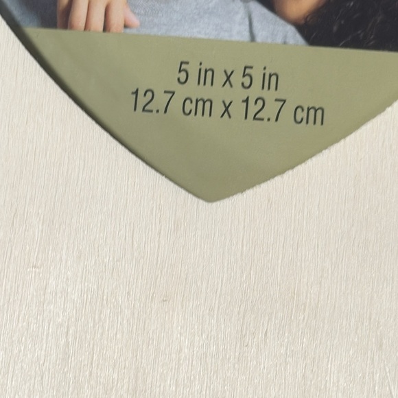 Lot of 2 ArtMinds Square Unfinished Wood Photo Frame Heart Shaped Craft DIY NEW - Picture 4 of 12